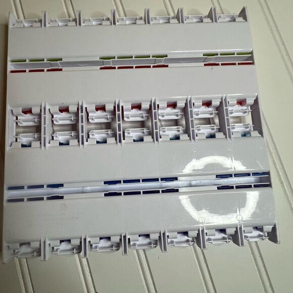 Multicolored Medication Pill Organizer Four Week Tray Case - Picture 3 of 3